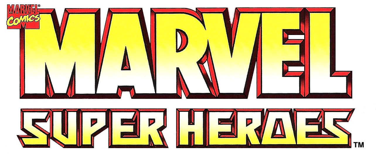 Marvel Super Heroes logo for Playstation